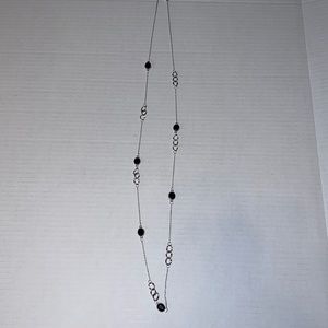 silver necklace